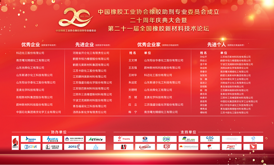 20周年慶典活動為9家優秀企業、11家先進企業、8位優秀企業家、16位先進個人頒獎