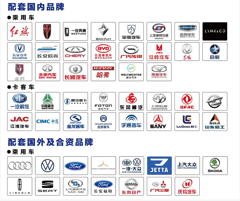 配套了國內車廠
