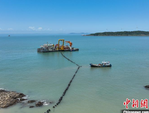 上大陳海纜鋪設?！「鸺蝺x 攝