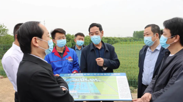 諸城市市長一行調研大業股份