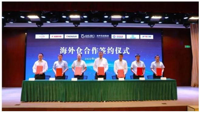 面向中東和非洲輪胎市場。后續，他們將在非洲、南美、東南亞等地建倉。