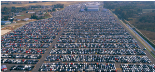美國(guó)二手車年交易量穩(wěn)定在4000萬(wàn)至4500萬(wàn)輛之間，是新車銷量的3倍左右。