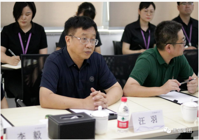 汪羽表示，安徽黑貓公司與民營企業(yè)的合作是成功的，具有可復(fù)制意義