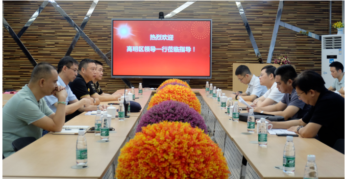區領導蒞臨百川調研指導,給予企業充分肯定 區領導蒞臨百川調研指導,給予企業充分肯定