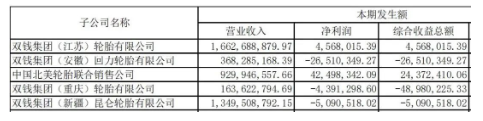 雙錢集團(安徽)回力輪胎有限公司年產1500 萬條高性能半鋼絲子午線輪胎項目，總投資31.83 億元，項目分期推進，已實現40%產能。
