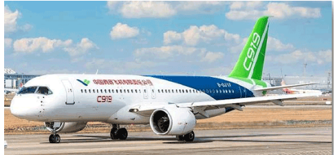 三角自主研發設計的國產大飛機C919主、前輪胎已通過國際先進標準CTSO-C62e的全部技術要求，實現了航空輪胎的國產化，打破了航空產業的“卡脖子”問題，能夠為國產大飛機規?；逃眉皣H化提供輪胎支持。