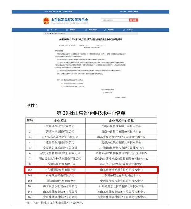 2022年以來(lái),公司先后榮獲山東省企業(yè)技術(shù)中心、山東省技術(shù)創(chuàng)新示范企業(yè)、山東省高端品牌培育企業(yè)等重磅榮譽(yù),2項(xiàng)成果入選省技術(shù)創(chuàng)新成果庫(kù)。 2022年以來(lái),公司先后榮獲山東省企業(yè)技術(shù)中心、山東省技術(shù)創(chuàng)新示范企業(yè)、山東省高端品牌培育企業(yè)等重磅榮譽(yù),2項(xiàng)成果入選省技術(shù)創(chuàng)新成果庫(kù)。