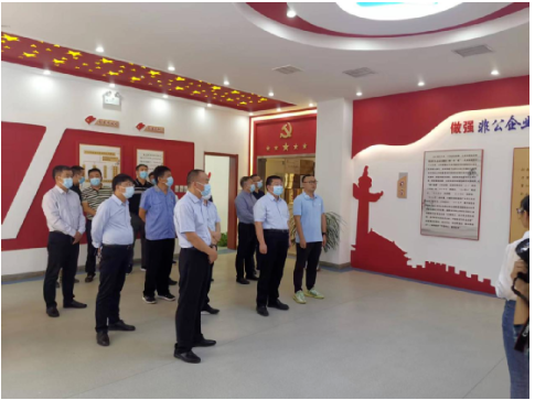 禹王臺區人大黨組書記、主任韓瑞軍到金久龍實業有限公司參觀交流工作