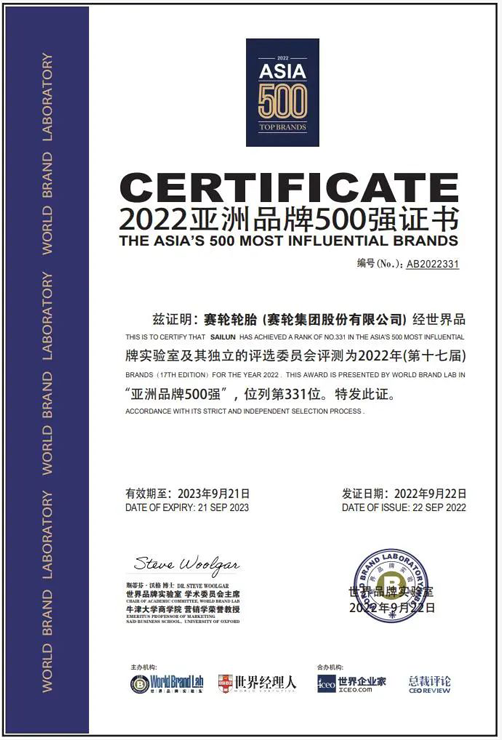 亞洲品牌500強”自2006年起，每年發布一次。