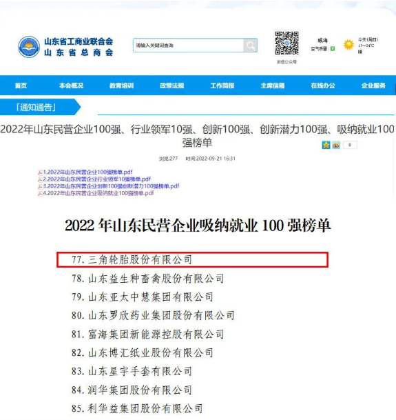 2022年山東民營企業(yè)100強(qiáng)系列榜單申報(bào)發(fā)布活動(dòng)
