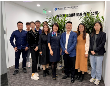　張飚還調研了物產(chǎn)歐泰青島子公司。