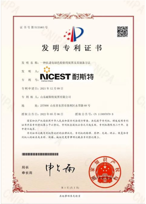 耐斯特炭黑公司把創新作為企業發展的生命線，把知識產權作為創新驅動發展的主要動力，突出知識產權在自主創新中的核心地位，注重發揮知識產權創造和運用對產業發展的支撐引領作用，在創新方面走在了集團前列。