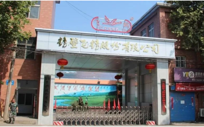 鶴壁市稅務局王局長一行領導，蒞臨鶴壁飛鶴股份有限公司參觀指導工作并進行稅務普法宣傳，全膠鞋總經理杜總、財務總監苗總熱情接待。