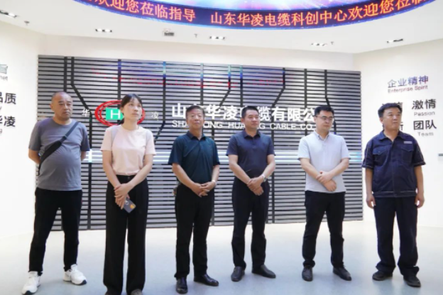 濟(jì)南市工商聯(lián)商協(xié)會(huì)黨委辦公室主任李少俊，荊州市沙市區(qū)崇文街道黨工委書(shū)記胡鵬，沙市區(qū)文旅局局長(zhǎng)楊媛璋一行蒞臨山東華凌電纜有限公司進(jìn)行參觀調(diào)研。在調(diào)研期間，他們首先聽(tīng)取了有關(guān)中白新材料產(chǎn)業(yè)園建設(shè)情況的介紹。