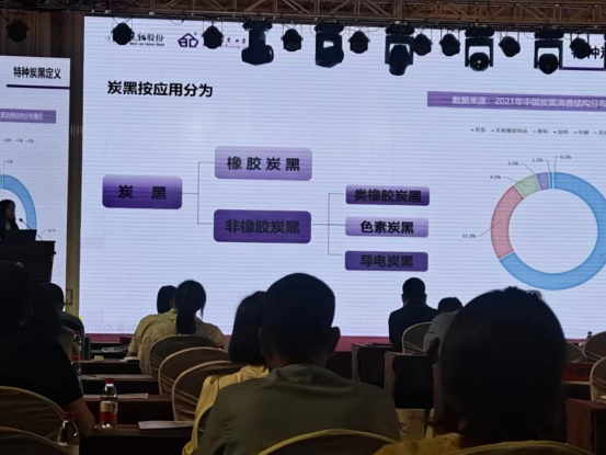 此外，在會議中，各位行業(yè)領(lǐng)袖也紛紛發(fā)表了對炭黑行業(yè)的經(jīng)濟(jì)運(yùn)行情況和未來發(fā)展趨勢的觀點(diǎn)。據(jù)了解，這些觀點(diǎn)涵蓋了輪胎橡膠行業(yè)、炭黑行業(yè)、煤焦油市場、特種炭黑市場等多個(gè)方面，為與會者提供了深入洞察和行業(yè)前景的啟示。