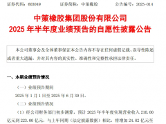 逆勢上揚！中策橡膠上半年營收超210億
